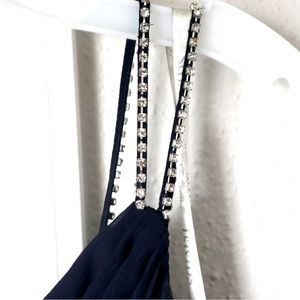 David’s Bridal Bridesmaid Dress in Midnight Navy